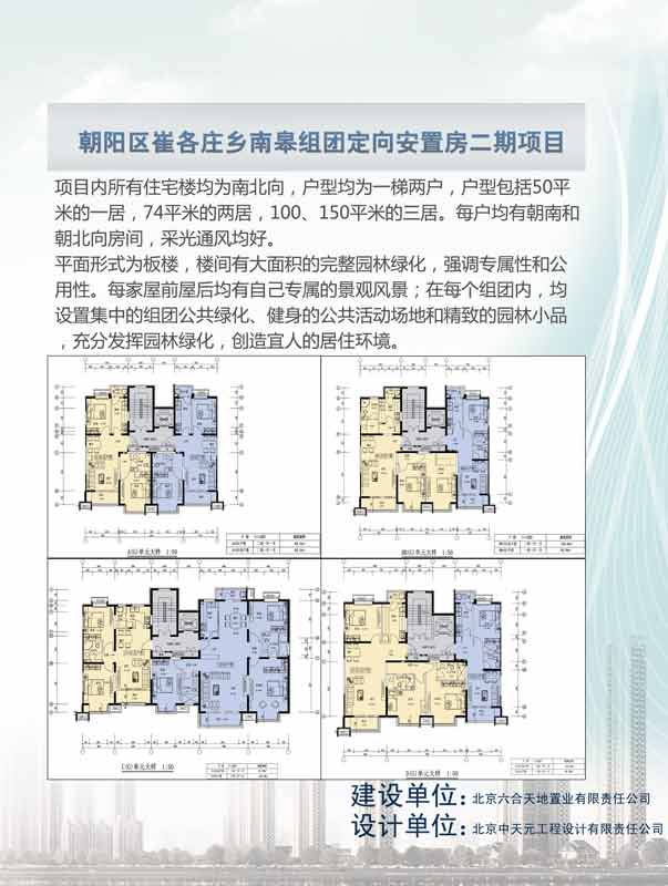 20性住房规划设计方案展示(二)-朝阳区崔各庄乡