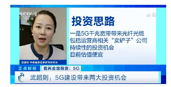 中信建投证券研究所所长 武超则:5g以及千兆光网,包括最近非常热的